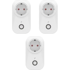 Resim Hepiyisinden Akım Korumalı Priz 3&apos;lü Set (16 Amper), Wifi, Uzaktan Kontrol, Enerji Tüketim Takibi 