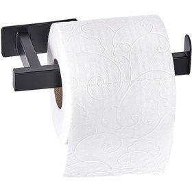 Resim vipgross Profil Siyah Metal Wc Kağıtlık 