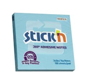 Resim Stıckn 76x76 Mavi 100 Yp. Yapışkanlı Not Kağıdı 