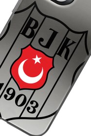 Resim Beşiktaş Büyük Arma Bayrak Premium Telefon Kılıfı - iPhone 15 
