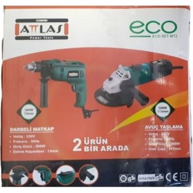 Resim 2 Yıl Eco Set Mt2 (Matkap+Taşlama) Eco S 500 500 Watt Kablolu Darbesiz 