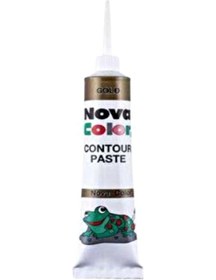 Resim Nova Color Kontür Boya Altın Yaldız - 2 Adet 