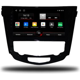Resim Avaydel Nissan Qashqai Uyumlu Android Carplay Multimedya 2014-2021 Dijital Klima 8GB Ram + 128GB Hafıza 