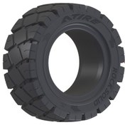 Resim ATİRE Atire 2.50-15 Segmanlı Premium Plus Rock Solid Siyah Dolgu Forklift Lastiği 