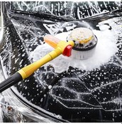 Resim Topnotch 1pc 360 Derece Dönen Araba Yıkama Fırçası Yüksek Basınçlı Otomatik Döner Araç Yıkama Fırça Seti 