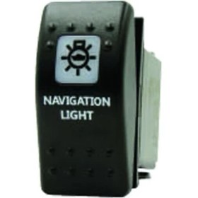 Resim Marin Switch 3p On-Off 12-24V Kırmızı Navigasyon Lambası 