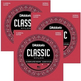 Resim 3 Paket Birden D'addario Ej27 Klasik Gitar Tel Seti-Pena 