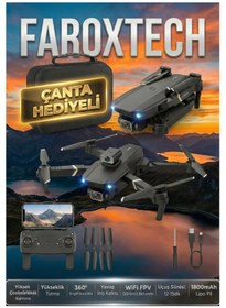 Resim 968s Katlanır Uzaktan Kumandalı Drone Hd Çift Kamera Optik Akış Yerelleştirme Engel Kaçınma 