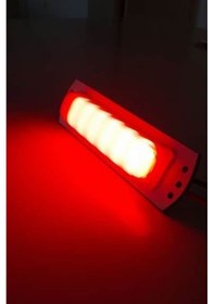 Resim SU GEÇİRMEZ LED LAMBA MARİNE YAT TEKNE KARAVAN 12V -15CM KIRMIZI 