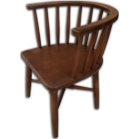 Resim Bengimobilya Sandalye Omurga Model Kayın Torna Retro Bambu Iskelet Parlak Cevi 