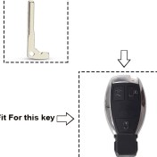 Resim Xiyu Shop Model 2 Stili Dandkey Yedek Akıllı Anahtar Boş Mercedes Benz A E S G Clk Slk ml Sınıfı W220 Akıllı Krom Kesilmemiş Anahtar Bıçak Ekle (Yurt Dışından) 