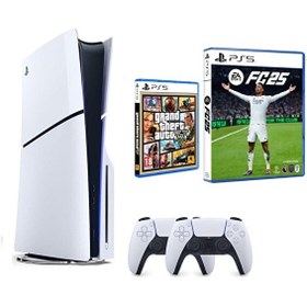 Resim Sony Playstation 5 Slim CD Edition Konsol -2. DualSense PS5 Kol-Fifa FC 25- GTA 5 PS5 Oyun (İthalatçı Garantili) 