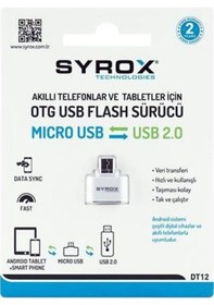 Resim Syrox Dt12 Usb To Microusb Dönüştürücü 