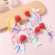 Resim 50 Adet, Denizkızı Lolipop Kağıt Kartı Seti, Sevimli Denizaltı Temalı Doğum Günü ve Partiler İçin Mükemmel Lolipop Kağıt Kartları, Halloween, Noel Etkinlikleri ve Parti Süslemeleri 