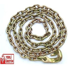 Resim Amerikan Zenciri 3 Ton Sarı Eğri Kancalı 2.80 Cm 