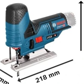 Resim NY Home Professional Gst 12V-70 Akülü Dekupaj Testere (12 Volt, Solo, 1.500-2.800 Strok/dak, Ahşapta Kesme Derinliği: 70 Mm, Karton Kutuda) 
