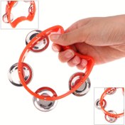 Resim 2'li Paket Elde Taşınabilir Eğitim Çıngırak Oyuncakları, 4 Zilli Tek Katmanlı Plastik Çiçek Davul Halkaları, Metal Zil Vurmalı Enstrümanlar, Dans Performansı Müzik Enstrümanları, Müzik Sınıf Öğretim Araçları, Doğum Günü Hediye Seçeneği 