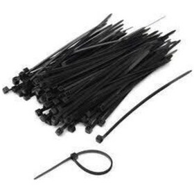 Resim Uv Tork Kablo Bağı Cırt Kelepçe 3,6 Mmx200 Mm Siyah 100 'lü Paket 