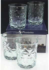 Resim Paşabahçe Estrella 4 Lü Viski Bardak - Viski Meşrubat Bardağı 520514 