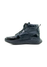 Resim Yaşar Kaşlı Erkek Sneaker Günlük Bot 40-44 23k Ykö-18188 M Siyah Kırışık Rugan 