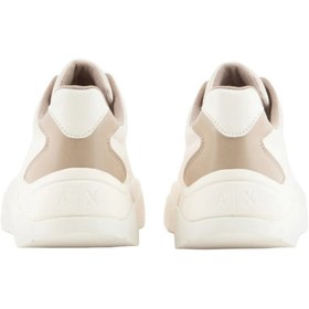 Resim Armani Exchange Kırık Beyaz-Bej Kadın Sneaker XDX140XV736S942 