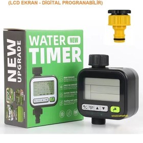 Resim Otomatik Bahçe Sulama Zaman Saati Lcd Ekran-digital Progranabilir 