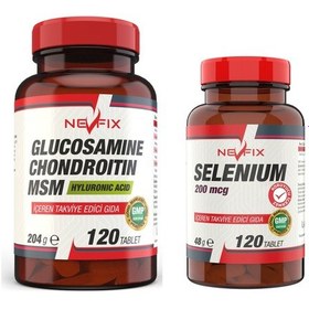 Resim Nevfix Selenium 120 Tablet Glucosamine Chondroitin Msm 120 Tablet 