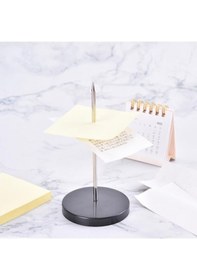 Resim Zcjb Fatura Makbuzu Jessica İçin Paslanmaz Çelik Düz Çubuk Kağıt Memo Tutucu Spike Sopa-71918 