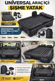 Resim ESENLİWE Araç Içi Şişme Yatak- Iki Hava Yastıklı, Araba Seyahat Ve Kamp Suv Ve Binek Araçlara Uygun 