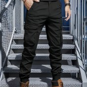 Resim Erkekler için Çoklu Cep Detaylı, Düz Renkli Bağcıklı Bel ve Fermuarlı Cep Detaylı, Siyah Khaki Taktik İş Pantolonu, Günlük Giyim İçin. Açık Hava, Yürüyüş, İnşaat - Esnek Olmayan Dayanıklı Kumaş, Bahar Yaz Sonbahar Kış Günlük Giyim, Normal Beden, Sokak Stili, Güçlendirilmiş Dikiş, Açık Hava Tutkunları İçin Mükemmel, Cadılar Bayramı ve Yılbaşı Hediyesi, Taktik Pantolon Erkekler İçin, Pantolon Erkekler İçin, Matkap Pantolon Erkekler İçin, Kargo Pantolon Erkekler İçin, İş Pantolon Erkekler İçin, İ 