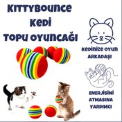 Resim KittyBounce Kedi Topu Oyuncağı 