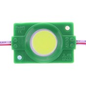 Resim Tekli Su Gerçimez Cob Led Modülü - Yeşil 12V 2.4W 