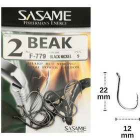 Resim Sasame F-779 No:2 Beak Olta İğnesi 9 Adet 