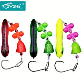Resim ZYZHE Premium Kedi Balığı Rig - Dayanıklı ABS/Karbon Çelik, Karışık Renkler, 1 adet - Avcılık & Balıkçılık için İdeal 