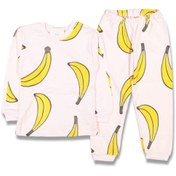 Resim My Jully Kız Bebek Muzlu Pijama Takımı 