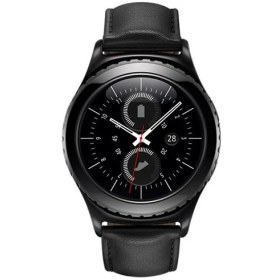 Resim Samsung Galaxy Gear S2 Classic Akıllı Saat (Android ve iPhone Uyumlu) - Siyah SM-R7320ZKATUR (Samsung Türkiye Garantili) 