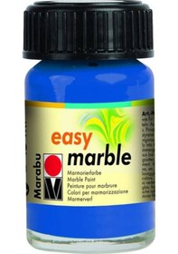 Resim Marabu Easy Marble Ebru Boyası 15Ml No 095 Azure Blue 