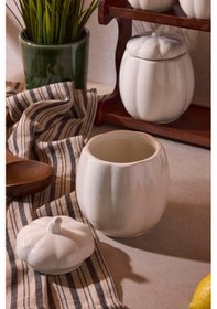 Resim Pumpkin 7'li Tepsili Çok Amaçlı Baharatlık Seti Beyaz Beyaz 