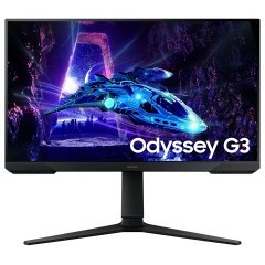 Resim Samsung LS24DG302EUXUF, Odyssey, 24" 1ms, 180hz, Full Hd, Hdmı, Dp, Pivot, Amd Freesync, Va Panel Gamıng Monitör 
