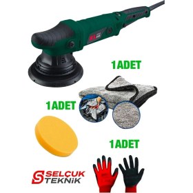 Resim KL Pro KLPJ7171 720 W 150 mm Profesyonel Orbital Polisaj Makinesi Yedek Kömür 