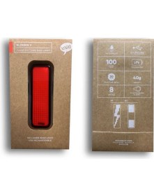 Resim Knog Blınder V Flash 100 Lm USB Bisiklet Arka Stop Lambası 