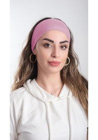 Resim Hürrem Bone Pudra Pratik Hazır Geçmeli Tesettür Bone Viskon Kumaş Sade 3007_0 Pudra 