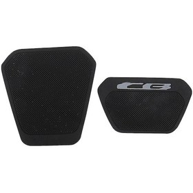 Resim Honda Cb650r Ve Evrensel Motosikletler İçin Kauçuk Yakıt Tankı Koruyucu Sticker Seti - Siyah 