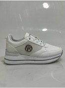 Resim 2927 Wickers Beyaz-gümüş Hafif Dolgu Bayan Spor Ayakkabısı Beyaz - Gümüş 