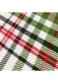 Resim %100 Pamuk Flanel Kumaşından Fermuarlı Yastık Kılıfı 50x70 2 Adet Yeşil 