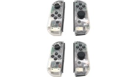Resim Celestial Forge Nintend Switch Ns Kontrolör Joy-Con Için 2x Konut Kabuğu Şeffaf Kasa Kapağı (Yurt Dışından) 