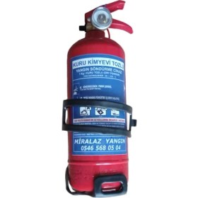 Resim Miralaz Ticaret 1 kg Yangın Söndürme Tüpü 