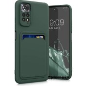 Resim M.TK Moveteck Xiaomi Redmi Note 11S Uyumlu Kılıf Kamera Lens Korumalı Kartvizitli Ince Silikon Kapak Cüzdan Renkli Yumuşak Soft Mat Yeni Tasarım 