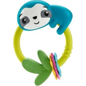 Resim Alkasaz Fisher Price Eğlenceli Dostlar Çıngıraklı Dişlik - Makaralı Tembel Hayvan HJW11-HKD70 