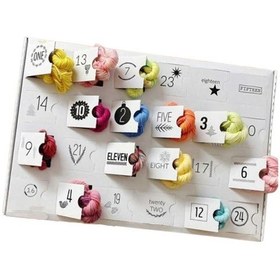 Resim Noel Örgü Eğlencesi: 2024 İplik Advent Takvimi 